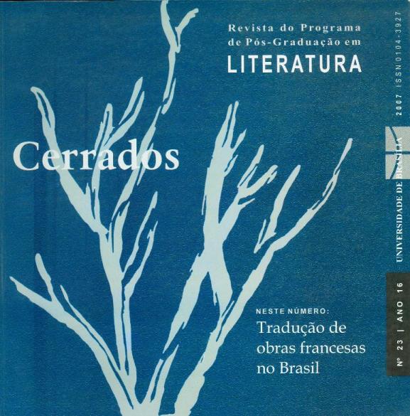 					Afficher Vol. 16 No. 23 (2007): Tradução de obras francesas no Brasil
				