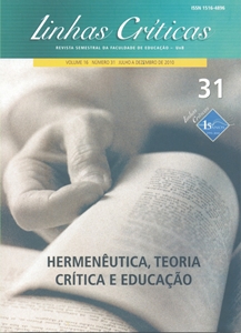 					Ver Vol. 16 Núm. 31 (2010): Hermenêutica, Teoria Crítica e Educação
				