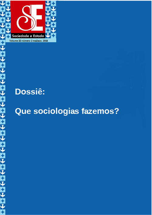 					Visualizar v. 33 n. 02 (2018): Dossiê: Que sociologias fazemos?
				
