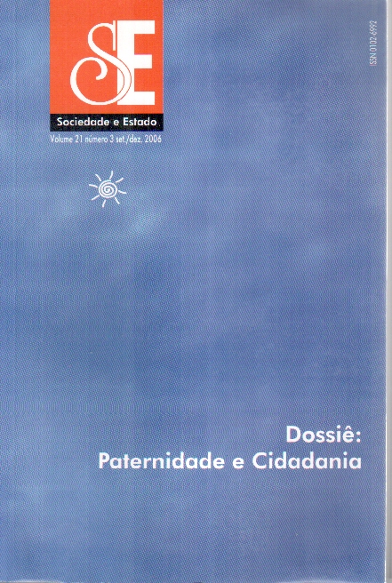 					View Vol. 21 No. 3 (2006): Dossiê: Paternidade e Cidadania
				