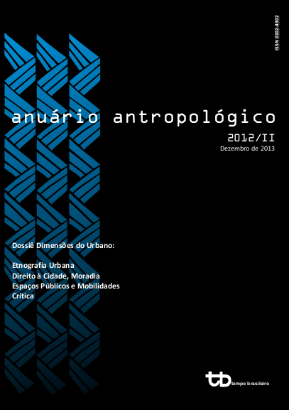 					View Vol. 38 No. 2 (2013): Anuário Antropológico
				