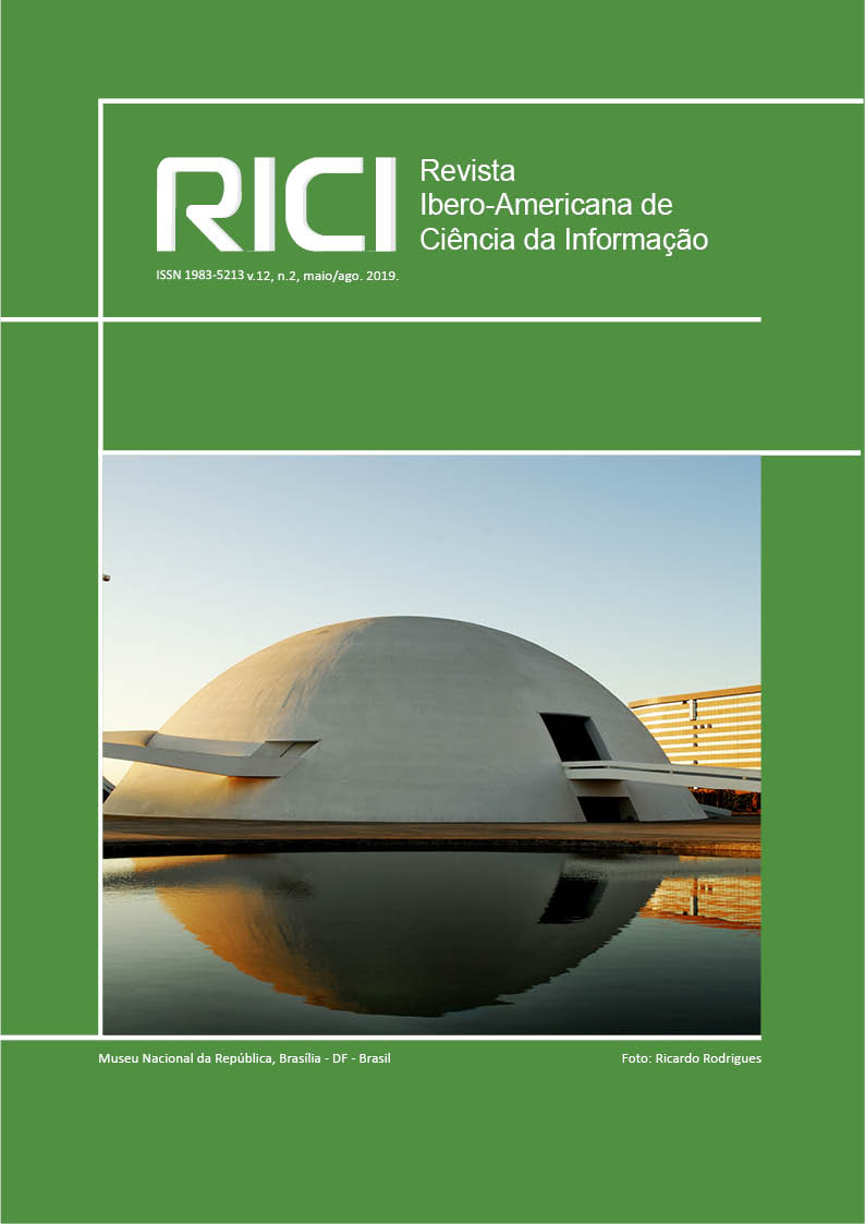 					Visualizar v. 12 n. 2 (2019): Revista Ibero-americana de Ciência da Informação
				