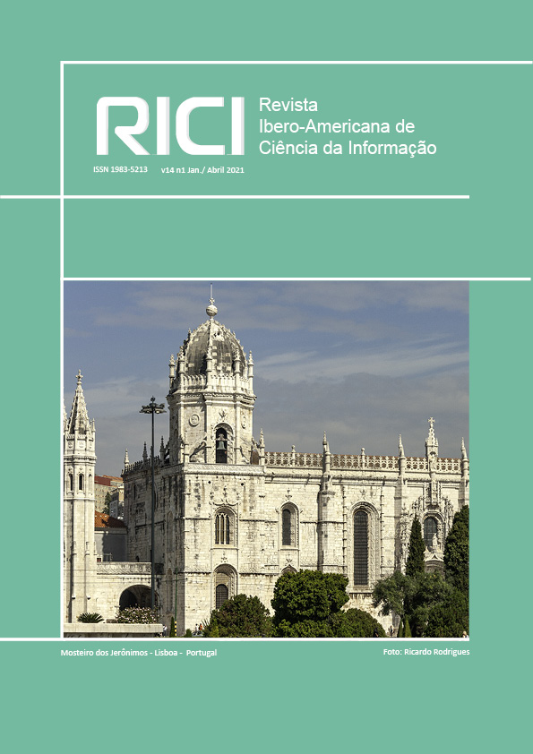 					View Vol. 14 No. 1 (2021): Revista Ibero-americana de Ciência da Informação
				