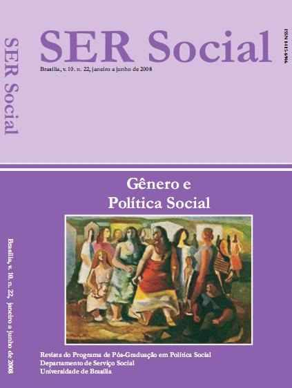 					Ver Vol. 10 Núm. 22 (2008): Gênero e Política Social
				