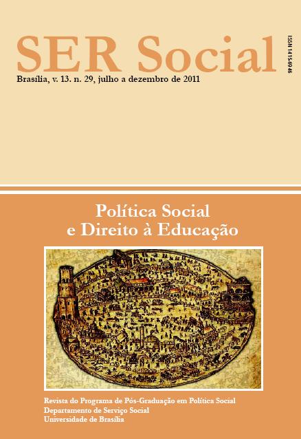 					View Vol. 13 No. 29 (2011): Política Social e Direito Ã  Educação
				