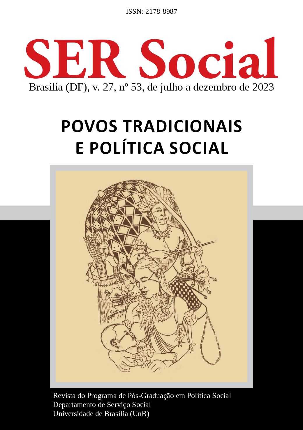 					Ver Vol. 25 Núm. 53 (2023): Populações Tradicionais e Política Sociais
				